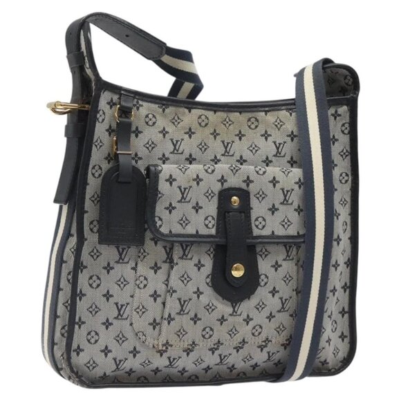 LOUIS VUITTON Monogram Mini Besace Mary Kate Bag Navy - Picture 1 of 16
